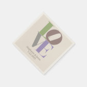 オープモダンル結婚式 スタンダードカクテルナプキン (角)