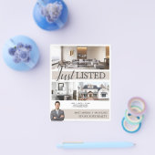 オープモダンンハウスエ実在ステート不動産仲介業者フライヤー チラシ (シングル)