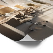 オープンで風変わりなオフィス宇宙 ポスター (角)