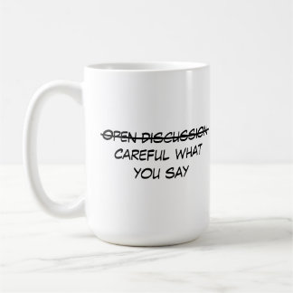 オープンな議論 コーヒーマグカップ