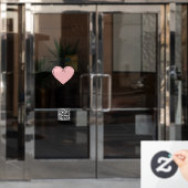 オープンの営業時間　予約のみ　ヘアピン ウィンドウサイン (オフィスドア)