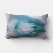 オープンアーチアイスバーグ |南極 ランバークッション (裏面)