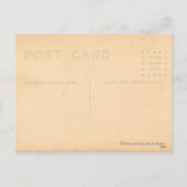 オープンアームズ雪だるま – ホリデーポストカード (裏面)