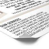 オープンウィンドウデザイン、ウィンドウ&ドアフィッター会社 ポスター (角)