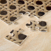 オープンウィーブラタンの杖の写真パズルとギフトボックス ジグソーパズル (側面)