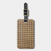 オープンウィーブラタン杖の荷物タグ ラゲッジタグ (正面縦)