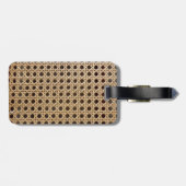 オープンウィーブラタン杖の荷物タグ ラゲッジタグ (裏面横)