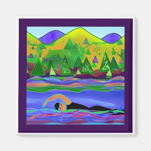 オープンウォーターソロ マグネット (正面)