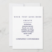 オープンカフェのお知らせ 招待状 (裏面)