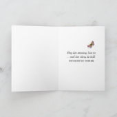 オープンガーデンドア悔やみや弔慰 カード (内部)