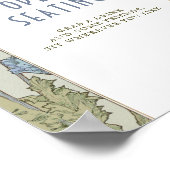 オープンシーティングサインヴィンテージアールヌーボーバイミュシャ ポスター (角)