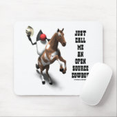 オープンソースのカウボーイ(Duke Java)と呼ぼう マウスパッド (マウス)