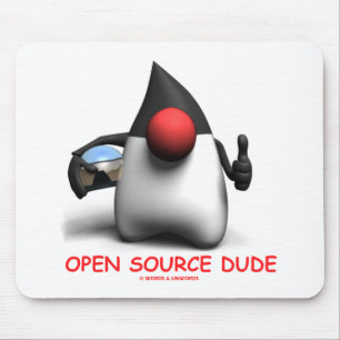 オープンソースDude(Software Developer Duke) マウスパッド