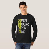 オープンソースOpen Mind 3 Program Coder Computer Dev Tシャツ (正面フル)