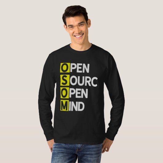 オープンソースOpen Mind 3 Program Coder Computer Dev Tシャツ (正面フル)