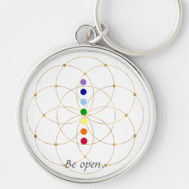 オープンチャクラ&生命の種 キーホルダー