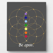 オープンチャクラ&生命の種 フォトプラーク (正面)