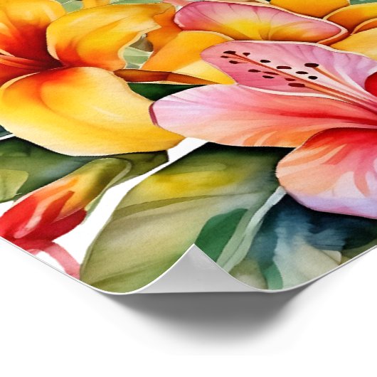 オープンティキバートロピカルルアウ（ハワイ式宴会） ポスター (角)