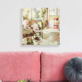 オープンドア1987 キャンバスプリント (インサイチュ (リビング))