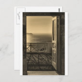 オープンドア – レトロ ポストカード (正面/裏面)