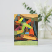 オープンドマウンテン抽象芸術ポールクレー ポストカード (スタンド正面)