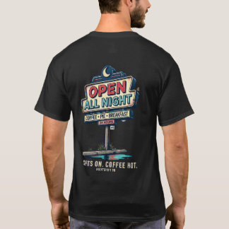 オープンナイトネオンダイナーNIGHTSHIFT 90 Tシャツ