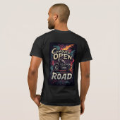 🏍️ オープンハイウェイを制覇せよ Tシャツ (裏面フル)