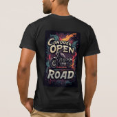 🏍️ オープンハイウェイを制覇せよ Tシャツ (裏面)