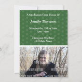 オープンハウスの卒業の招待 招待状 (裏面)