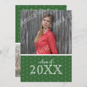 オープンハウスの卒業の招待 招待状 (正面/裏面)