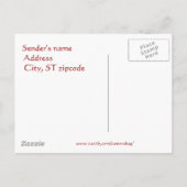 オープンハウスの卒業招待状 インビテーションポストカード (裏面)