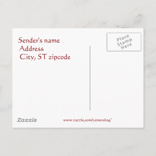 オープンハウスの卒業招待状 インビテーションポストカード (裏面)