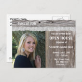 オープンハウスの招待状 インビテーションポストカード (正面/裏面)
