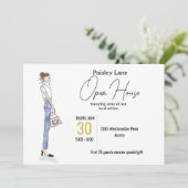 オープンハウスやその他のイベントの招待状 招待状 (スタンド正面)