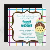 オープンハウスアイスクリームサロン 招待状 (正面/裏面)