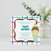 オープンハウスアイスクリームサロン 招待状 (スタンド正面)