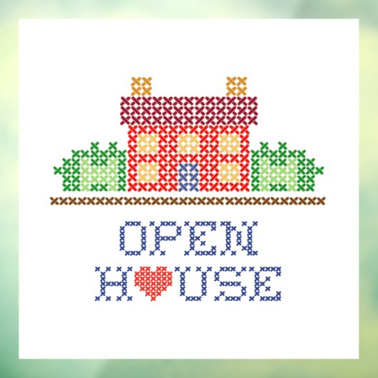 オープンハウスウィンドウにしがみつく ウィンドウサイン (シート3)