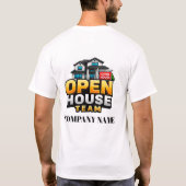 🏠 オープンハウスチーム物件案内スタッフ 🔑 Tシャツ (裏面)