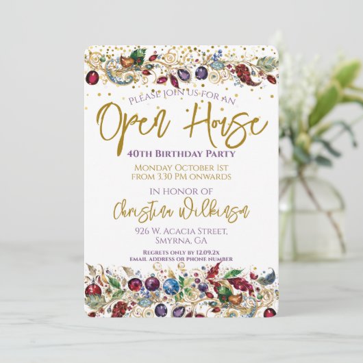 オープンハウスバースデーパーティー 招待状 (スタンド正面)