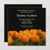 オープンハウスフローリスト 招待状 (正面/裏面)