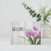 オープンハウスホステスシャワーウェルカムセールスパーティー 案内ポストカード (スタンド正面)