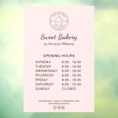 オープンハウスロゴピンクパン屋さんビジネス ウィンドウサイン (シート3)