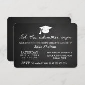 オープンハウス卒業式で冒険を始める 招待状 (正面/裏面)