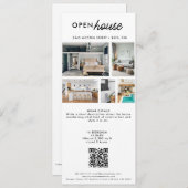 オープンハウス実在エステートが一覧表示された写真カード 招待状 (正面/裏面)