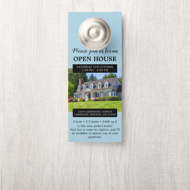 オープンハウス招待状実在エテート農業 ドアノブサイン (ノブ)