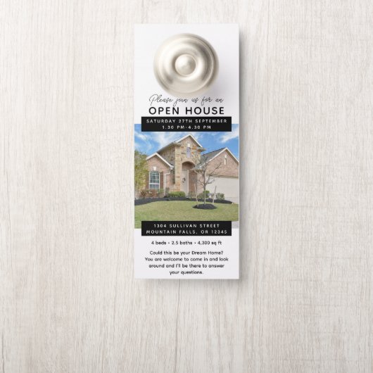 オープンハウス招待状実在エテート農業 ドアノブサイン (ノブ)