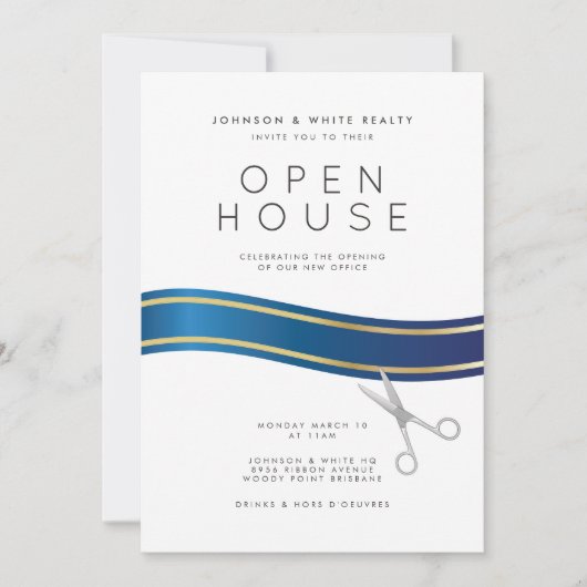 オープンハウス招待状 招待状 (正面)