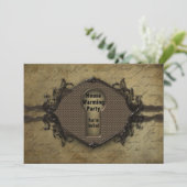 オープンハウス招待状 – 鍵穴/鍵入り口 招待状 (スタンド正面)