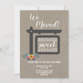 オープンハウス招待状, We Moved招待状 招待状 (正面)