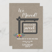 オープンハウス招待状, We Moved招待状 招待状 (正面/裏面)